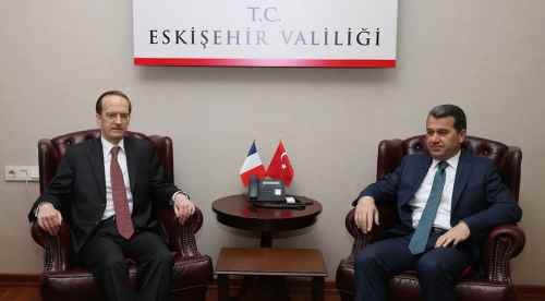Büyükelçi Fries Vali Çelik'i ziyaret etti