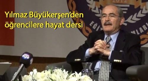 Büyükerşen'den öğrencilere 'hayat dersi'