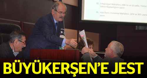 Büyükerşen'e jest