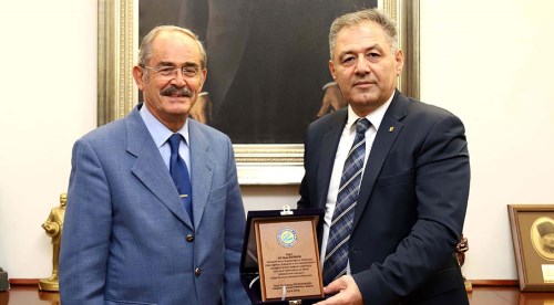 Büyükerşen'e veda ziyareti