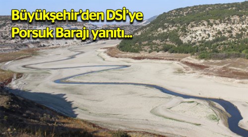 Büyükşehir'den DSİ'ye cevap!
