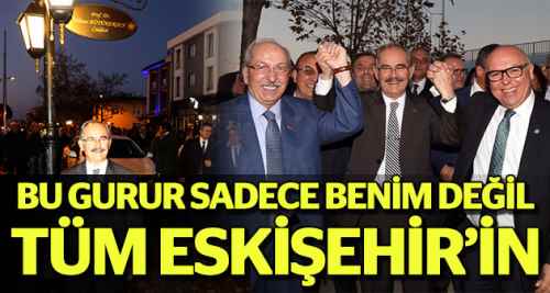 Caddeye Büyükerşen'in adı verildi