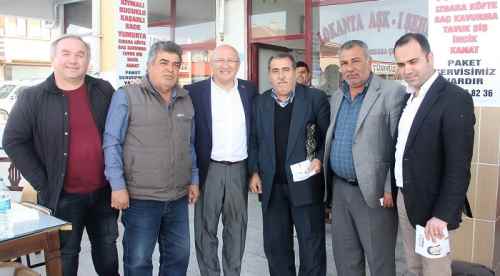 Çakırözer Oto Center esnafıyla bir araya geldi