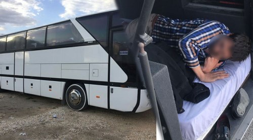 Çaldığı otobüste uyurken yakalandı... Eskişehir
