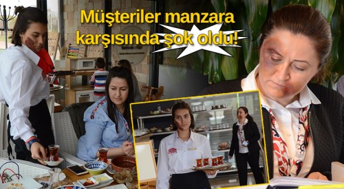 Çalışanları böyle gören müşteriler şaşırdı!