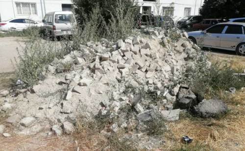 Çalışma bitti, enkazı unutuldu! Eskişehir’de tepki çeken görüntü