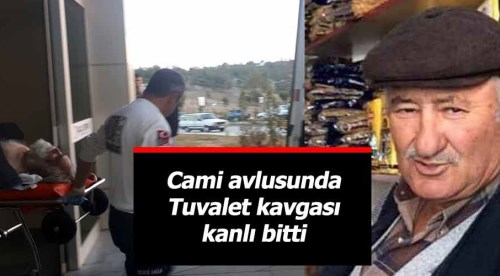 Cami avlusundaki kavga kanlı bitti
