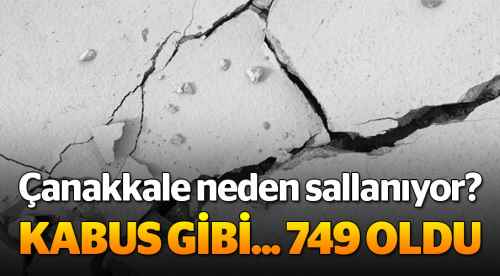 Çanakkale'de 5.3 büyüklüğünde deprem!