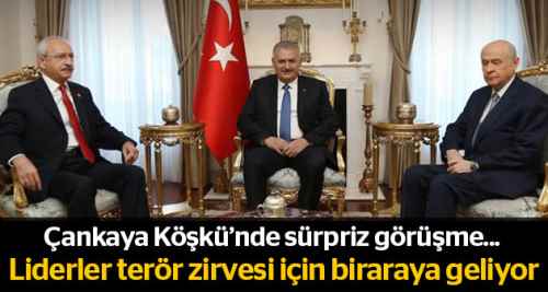 Çankaya Köşkü'nde terör zirvesi