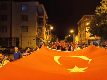 Çavdarhisar’Da 15 Temmuz Demokrasi Ve Milli Birlik Günü Anma Programı Coşkulu Geçti
