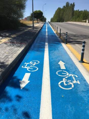 Çavdarhisar’Da Bisiklet Yolu Çalışması
