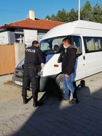 Çavdarhisar’Da Okul Servislerine Denetim
