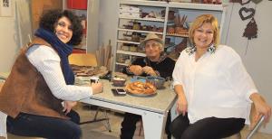 Çay simit ikramlı sergi