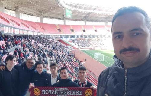 ÇEDES öğrencileri Eskişehirspor maçında!