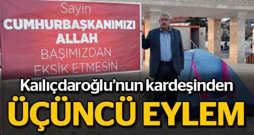 Celal Kılıçdaroğlu'ndan oturma eylemi