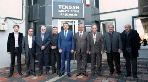 Çelik TEKSAN'ı ziyaret etti