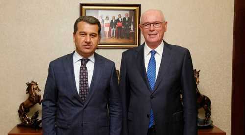 Çelik'ten Kazım Kurt'a ziyaret