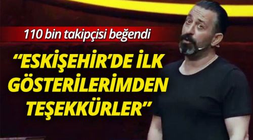 Cem Yılmaz'dan 34 kiloluk Eskişehir paylaşımı