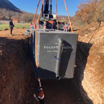 Çevre Dostu İlk Modüler Fosseptik Depoların Montajı Tamamlandı
