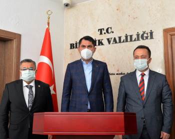 Çevre Ve Şehircilik Bakanı Murat Kurum Bilecik’E Geldi
