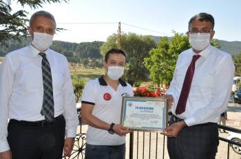 Çevreci Balıkçılara Teşekkür Belgesi
