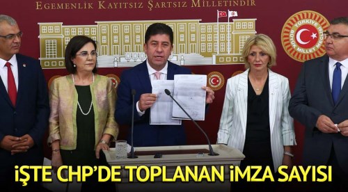 CHP'de kurultay için kaç imza toplandı?