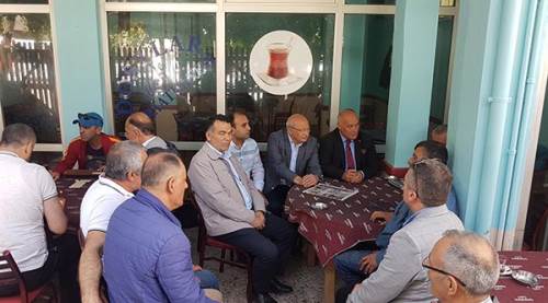 CHP'de milletvekilleri ve başkanlar sahada