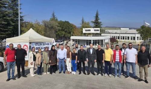 CHP’den REHAU işçilerine destek ziyareti