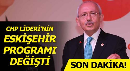 CHP Lideri Kılıçdaroğlu Eskişehir'de