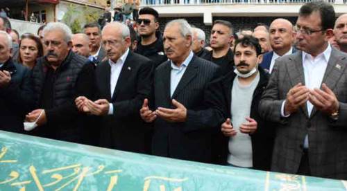 CHP liderinden kardeşine son veda