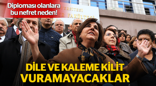 CHP’lilerden akademisyenlere destek