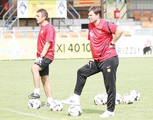 Çift antrenman yaptılar