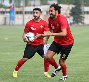 Çift antrenman yaptılar