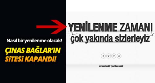 Çınas Bağlar’ın sitesi kapandı