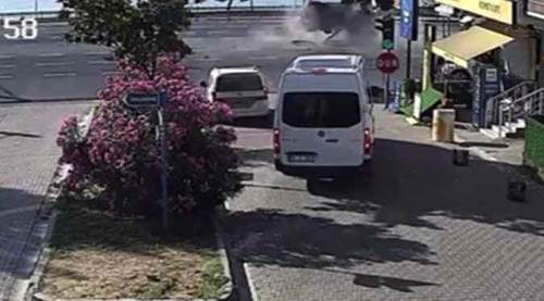 Cinayet gibi kaza kamerada!