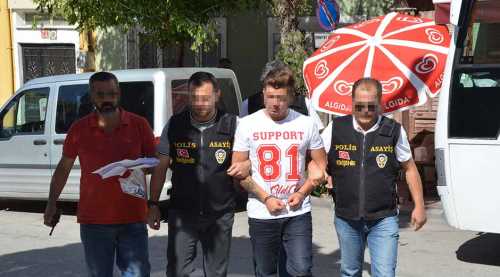Cinayet zanlısı adliyeye sevk edildi