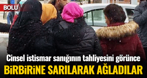 Cinsel istismar sanığı serbest kalınca ağladılar