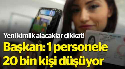 Çipli kimlik kartı alacaklar dikkat!