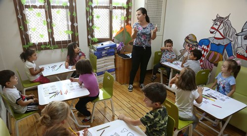 Çocuk merkezleri ilgi odağı
