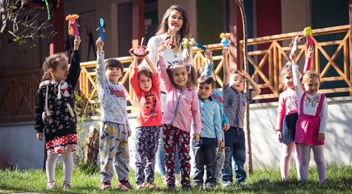 Çocuklar burada mutlu