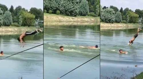 Çocukların Porsuk'ta tehlikeli oyunu
