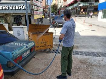Çöp Konteyneri Dezenfekte Çalışması
