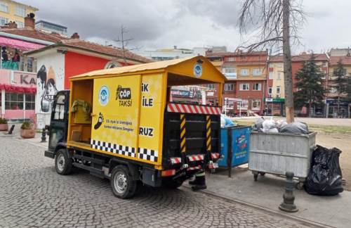 Çöp taksi Eskişehir sahalarında!