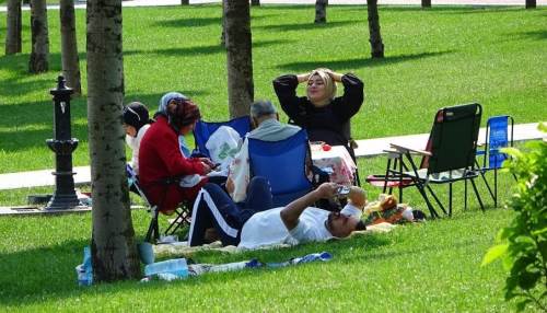 Çorum Millet Bahçesi, bayramın keyifli buluşma noktası oldu