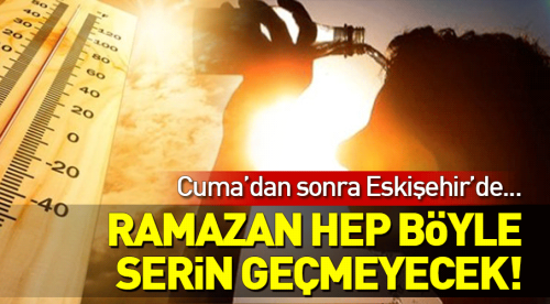 Cumadan sonra havalar ısınacak