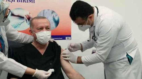Cumhurbaşkanı Erdoğan da aşı oldu