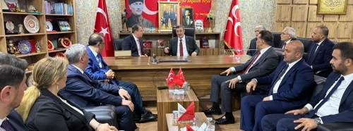 Cumhurbaşkanı Yardımcısı Yılmaz’dan MHP Eskişehir teşkilatına ziyaret