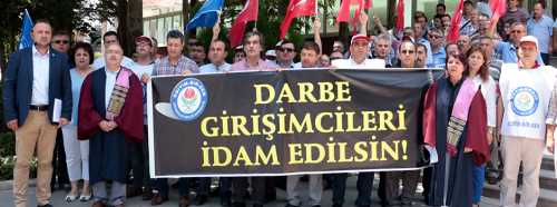 DARBE GİRİŞİMCİLERİNE İDAM İSTEDİLER
