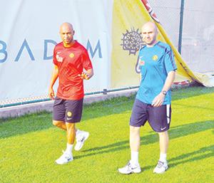 Dede antrenmanda yoktu