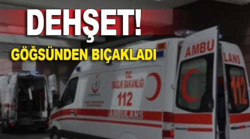 DEHŞET! Göğsünden bıçakladı... Eskişehir